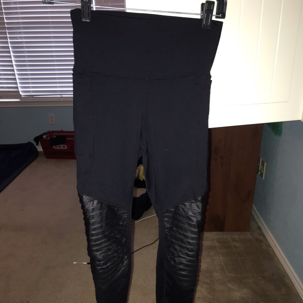 Black Moto leggings